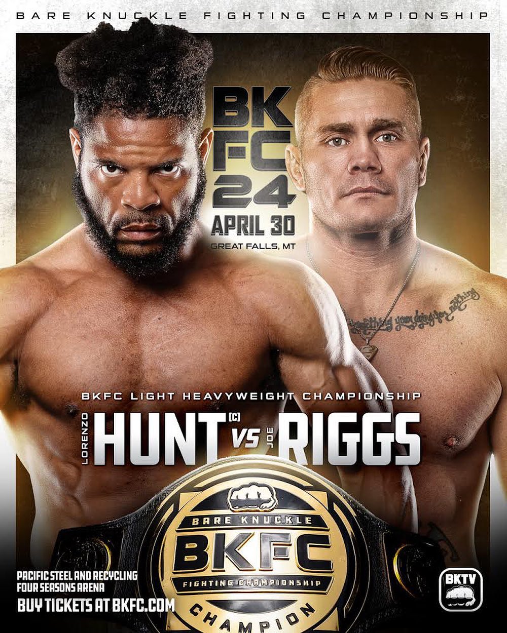 Bare Knuckle FC 24 - Hunt vs Riggs