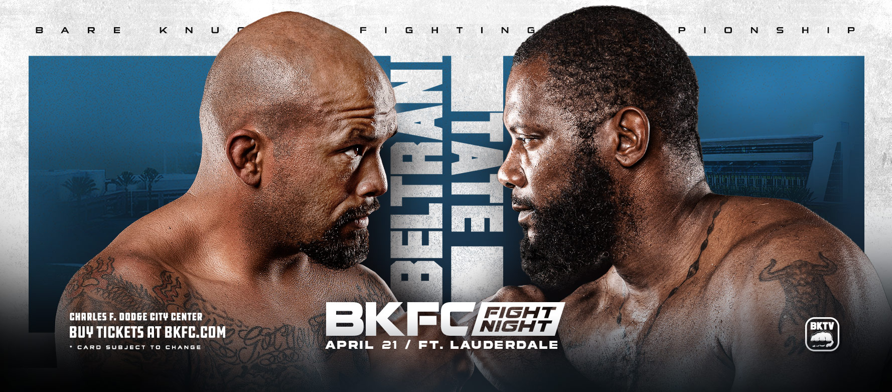 Bare Knuckle FC - Fight Night FT Lauderdale