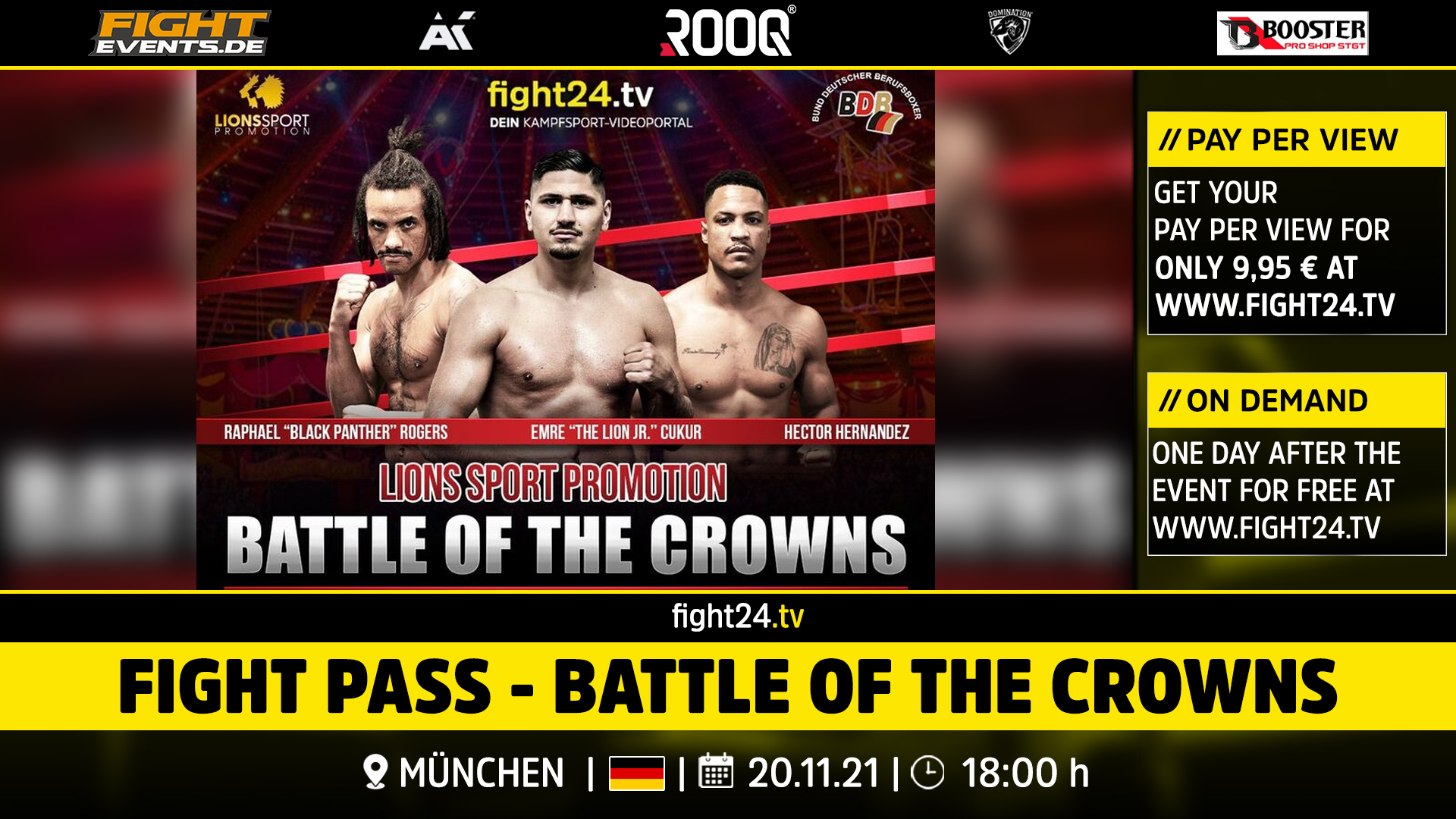 Battle of the Crowns Livestream