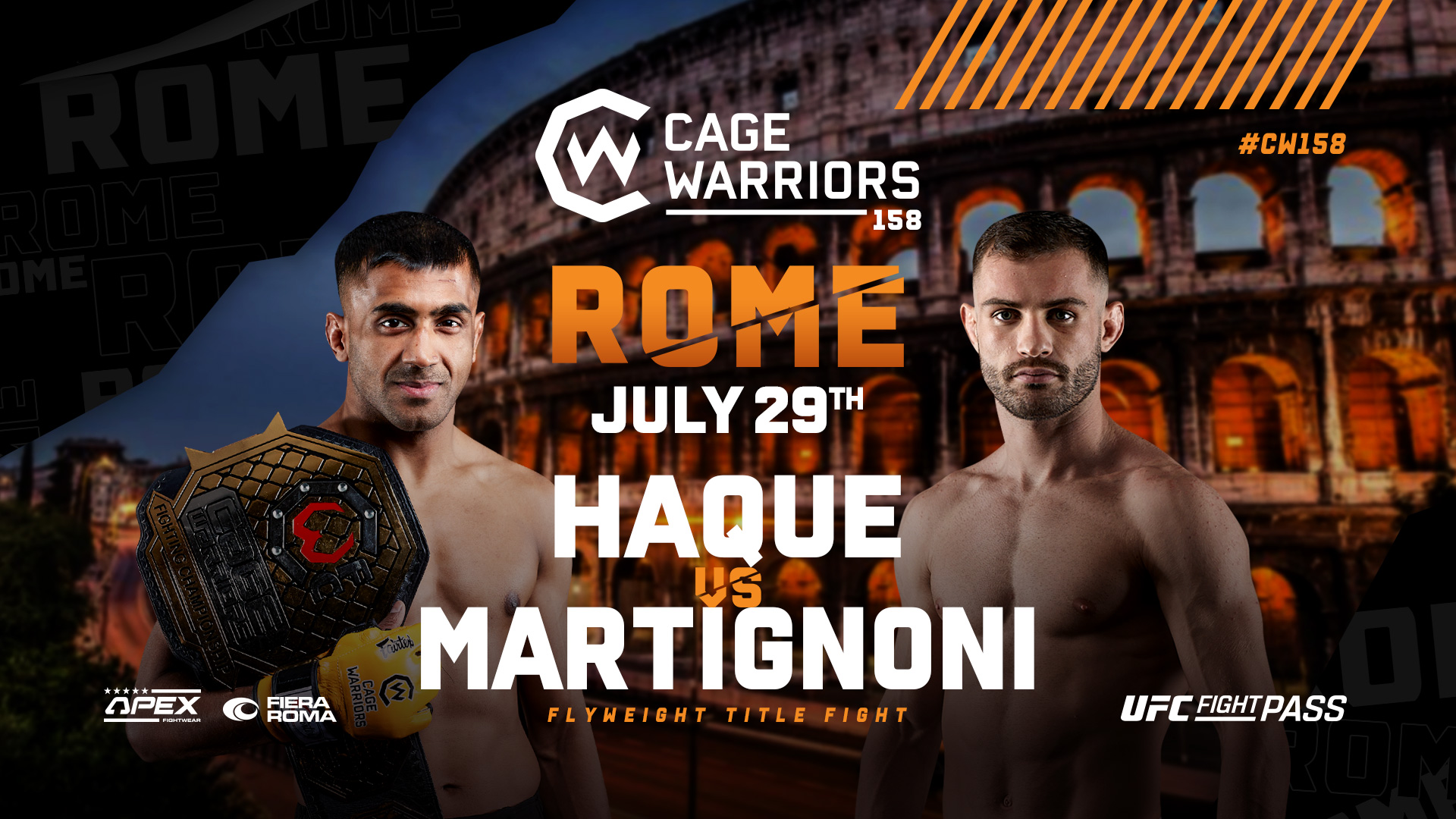 Cage Warriors 158 - Rom
