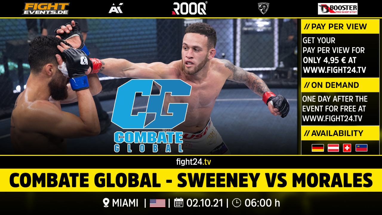 Combate Global - Sweeney vs Morales