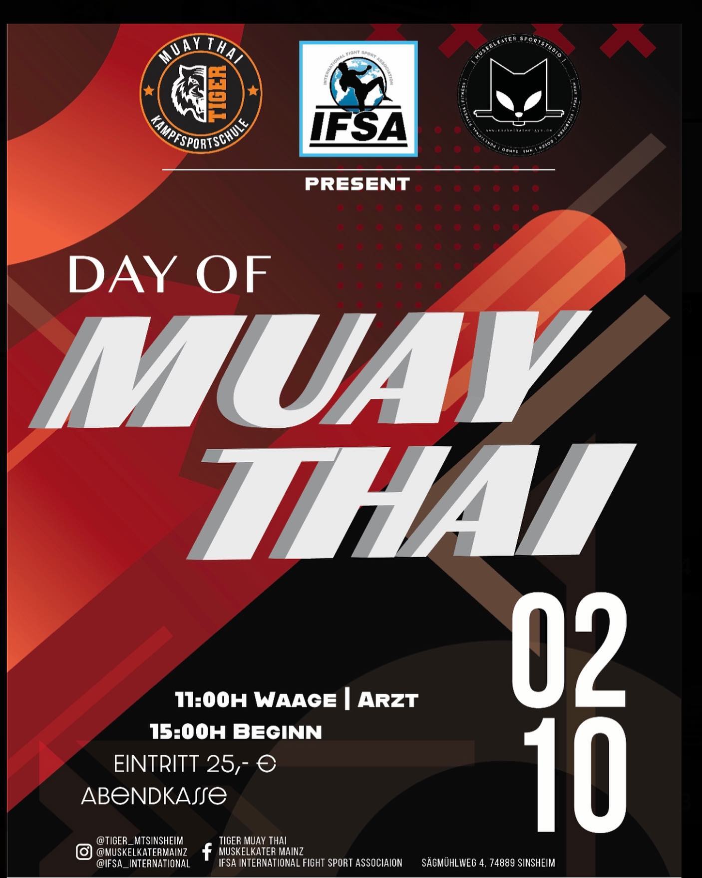 Day of Muay Thai Poster