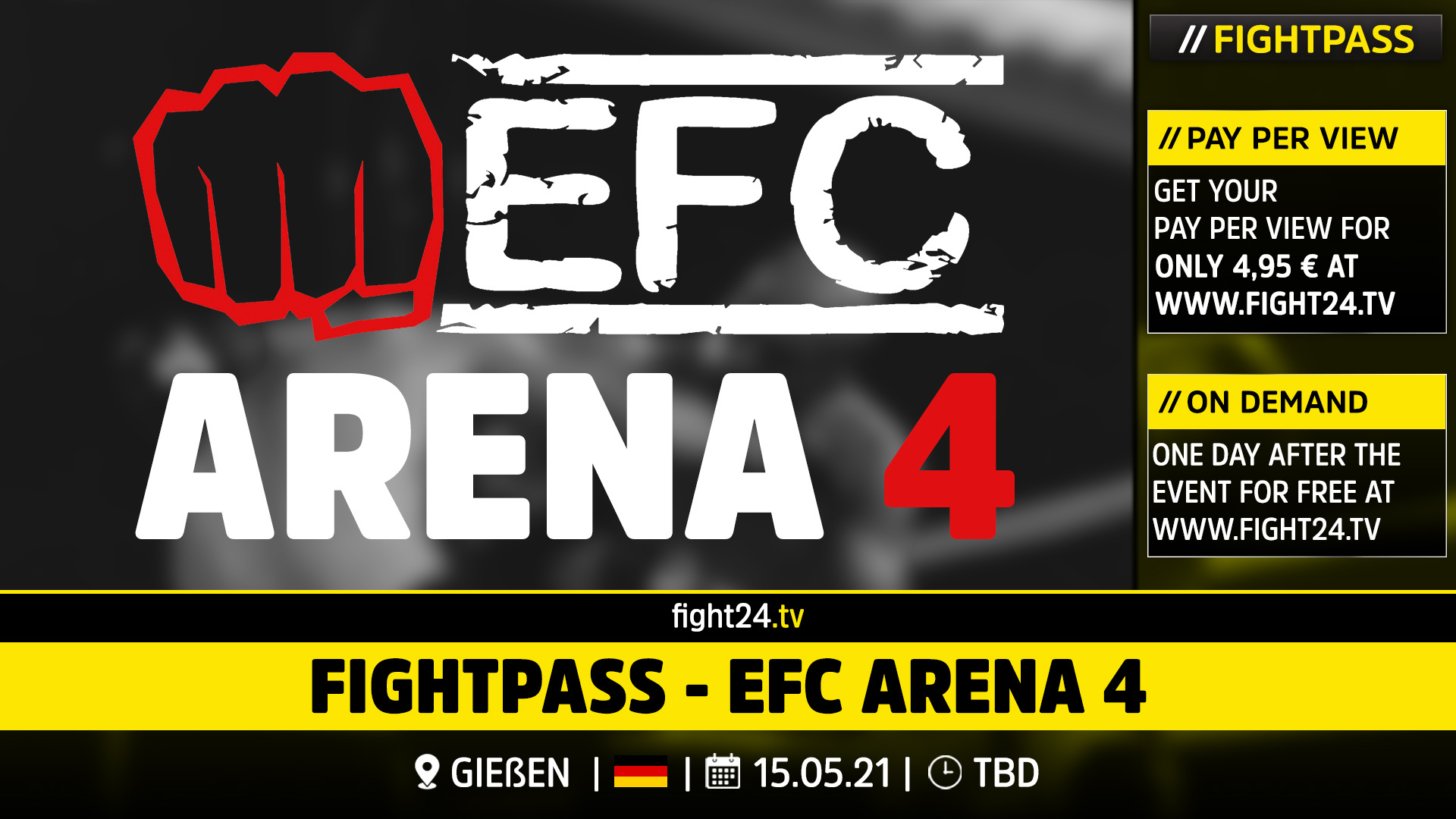 EFC Arena 4 Livestream