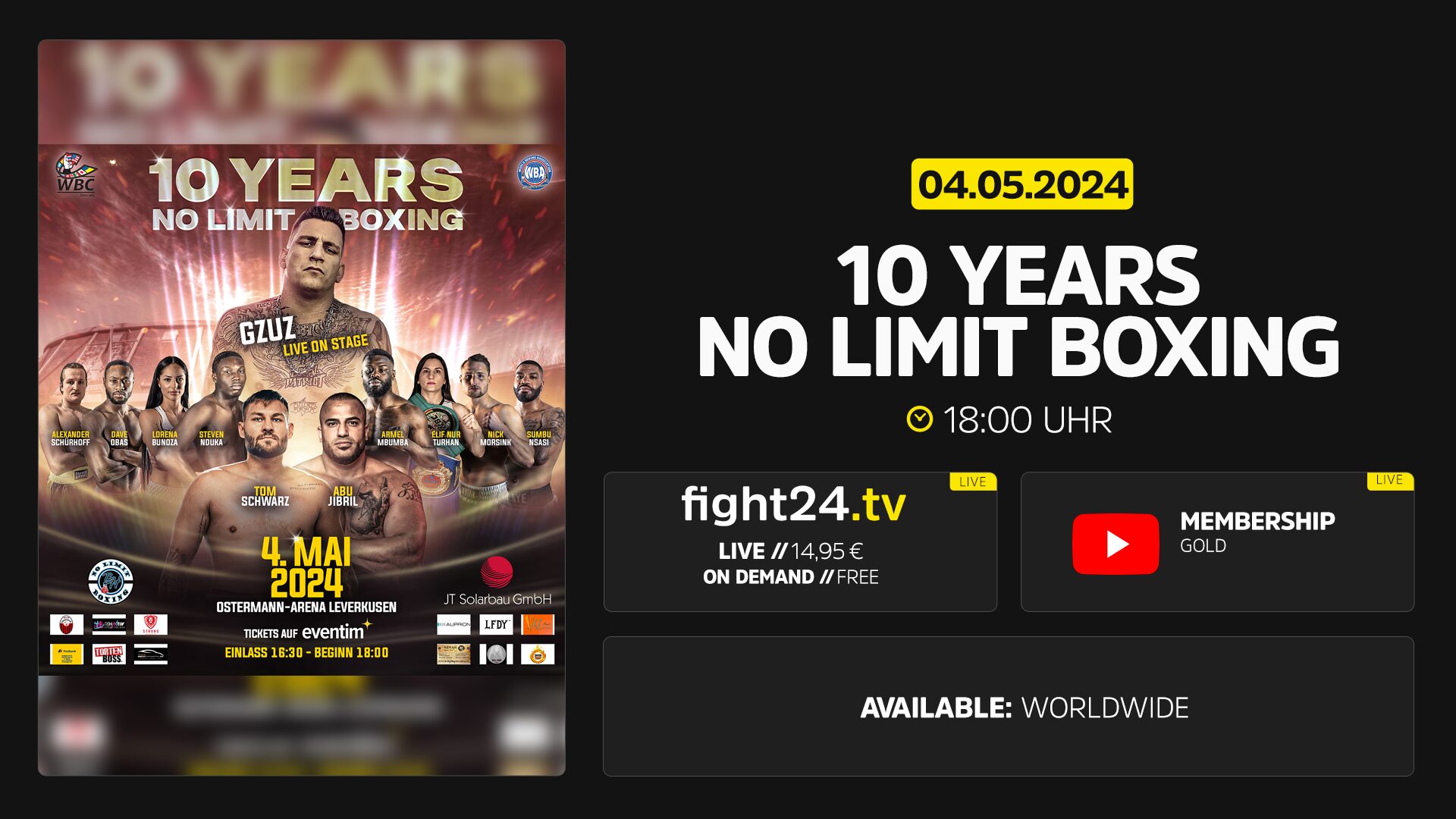 10 Years No Limit Boxing