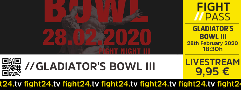Gladiators Bowl Fight Night III livestream