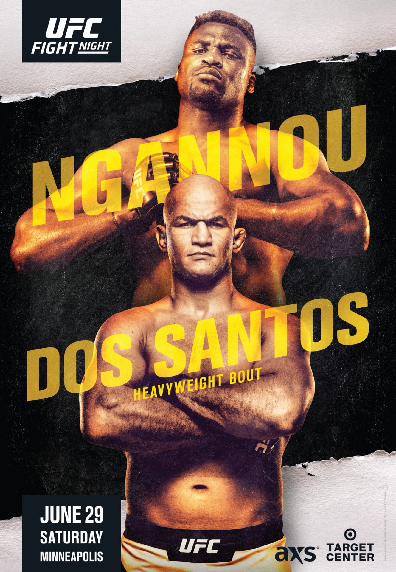 UFC on ESPN Ngannou vs dos Santos 29.06.2019 www.fightevents.de