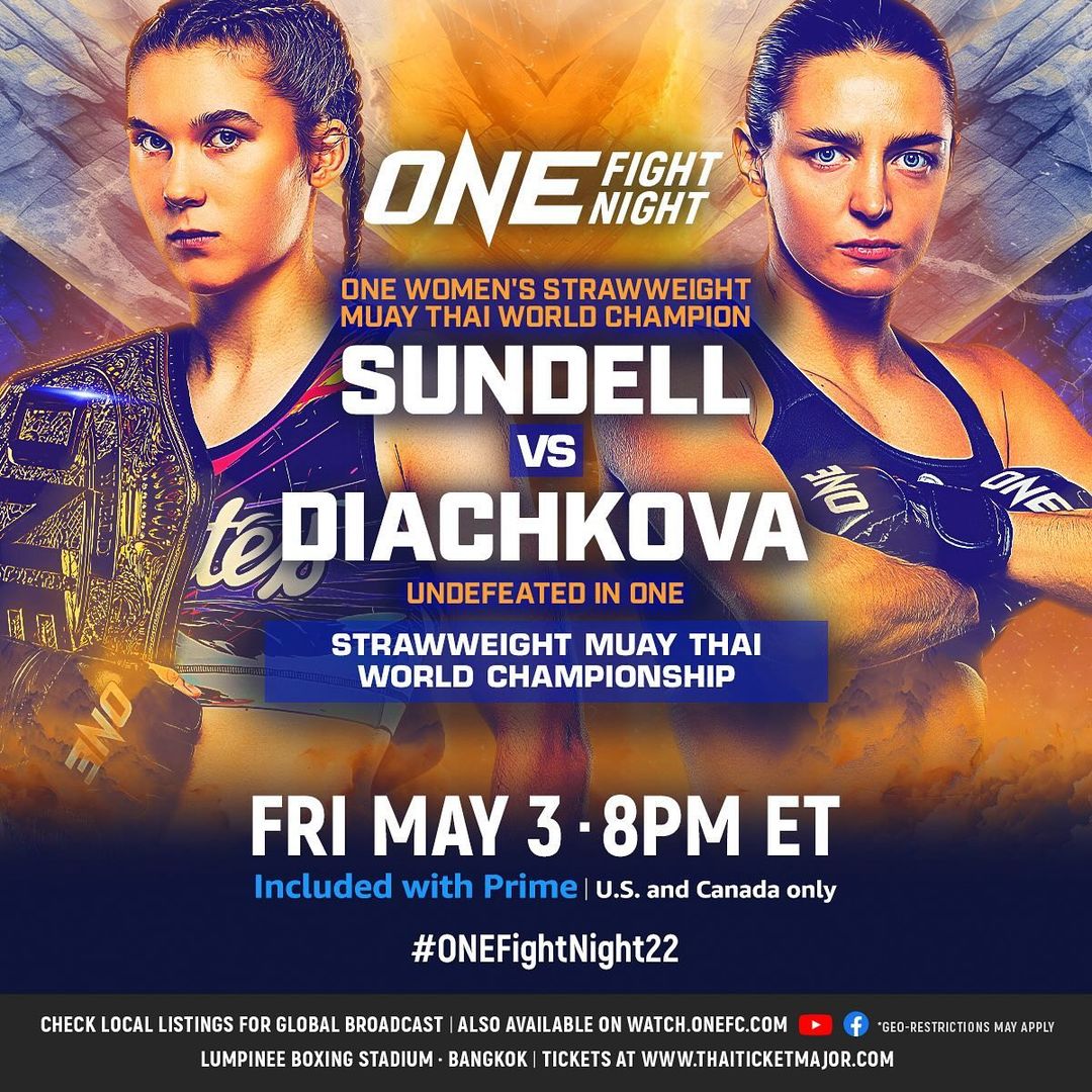 ONE Fight Night 22 - Sundell vs Diachkova