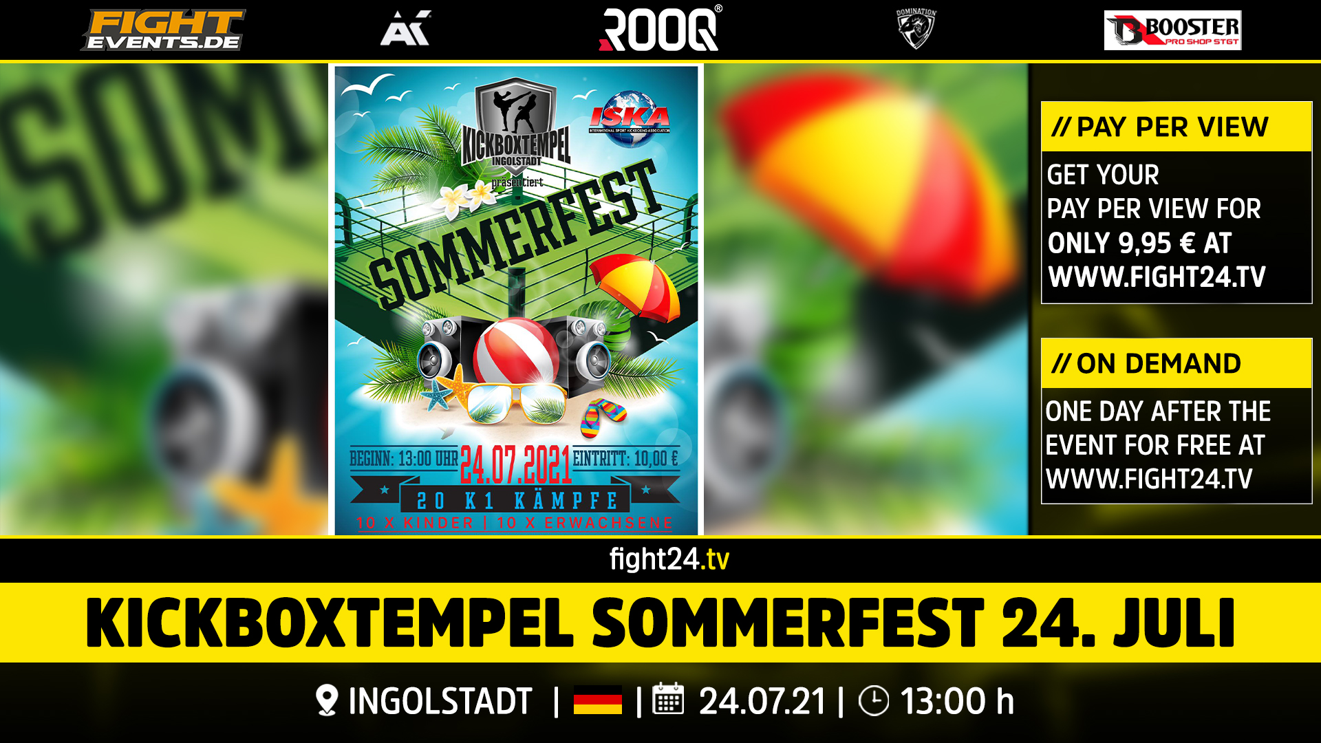 Sommerfest Kickboxtempel Livestream