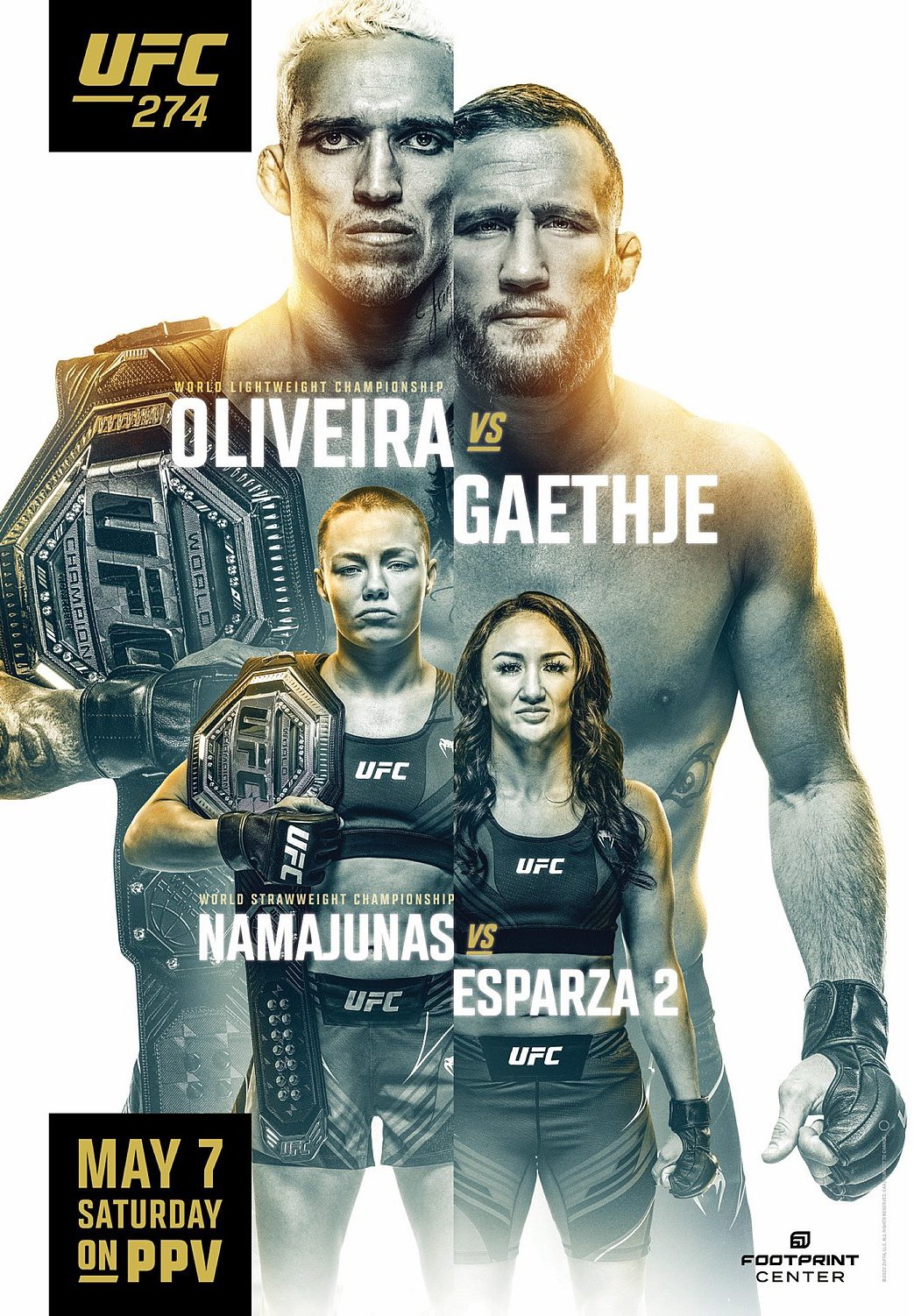 UFC 274 Poster