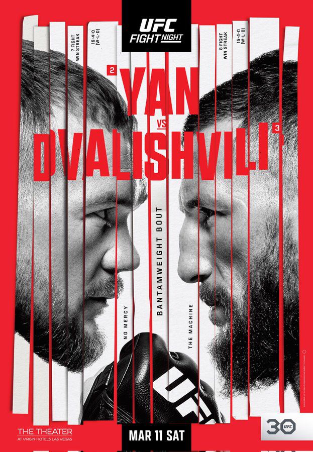 UFC Fight Night - Yan vs Dvalishvili